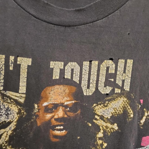 Vtg 90s MC Hammer Cant Touch This Hip Hop Rap Graphic Thin T Shirt - Picture 4 of 7